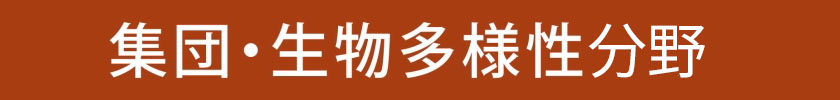 集団・生物多様性分野
